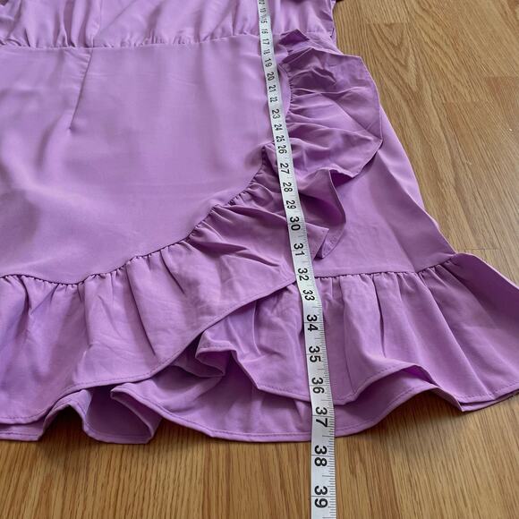Lavender Ruffle Dress - Picture 9 of 10
